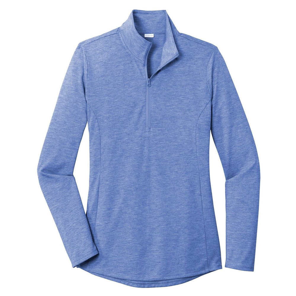 Sport-Tek ® Ladies PosiCharge ® Tri-Blend Wicking 1/4-Zip Pullover