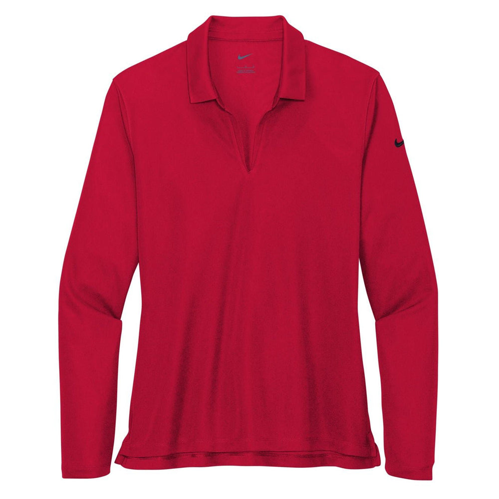 Nike Ladies Dri-FIT Micro Pique 2.0 Long Sleeve Polo