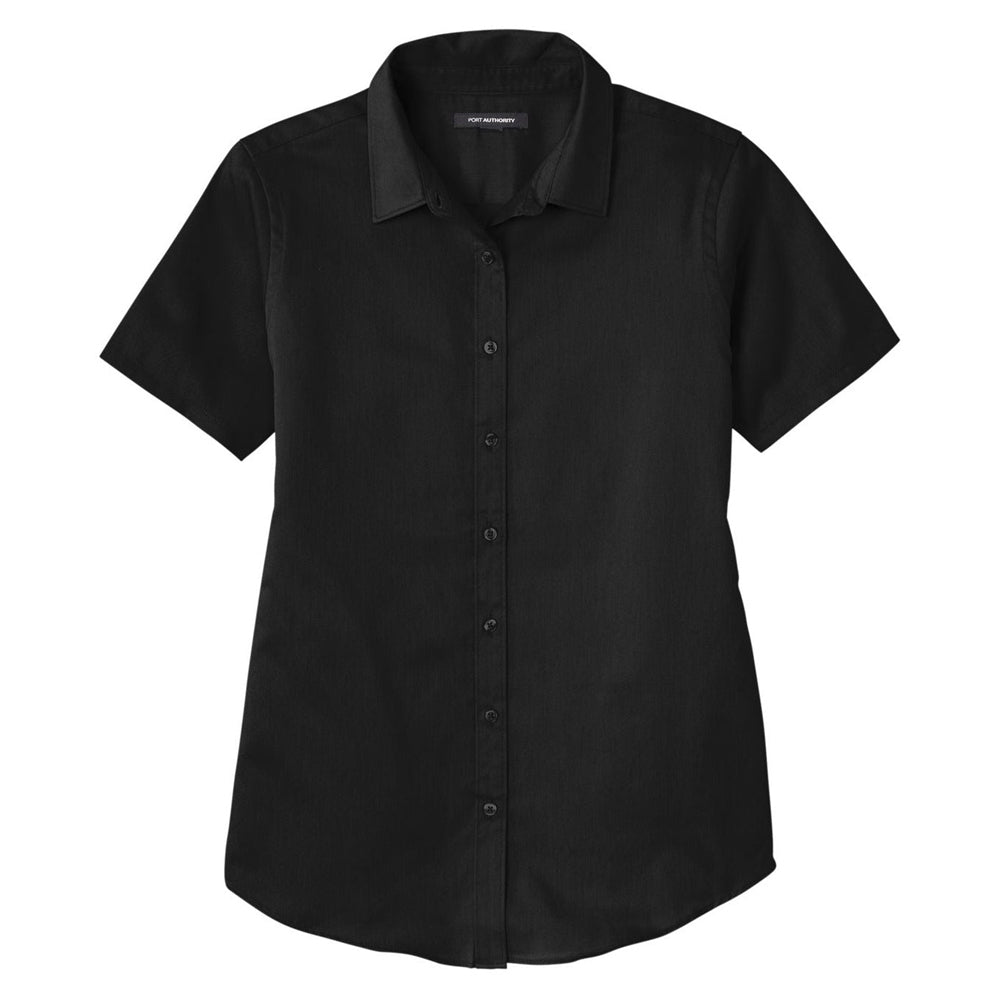 Port Authority® Ladies Short Sleeve SuperPro React®Twill Shirt