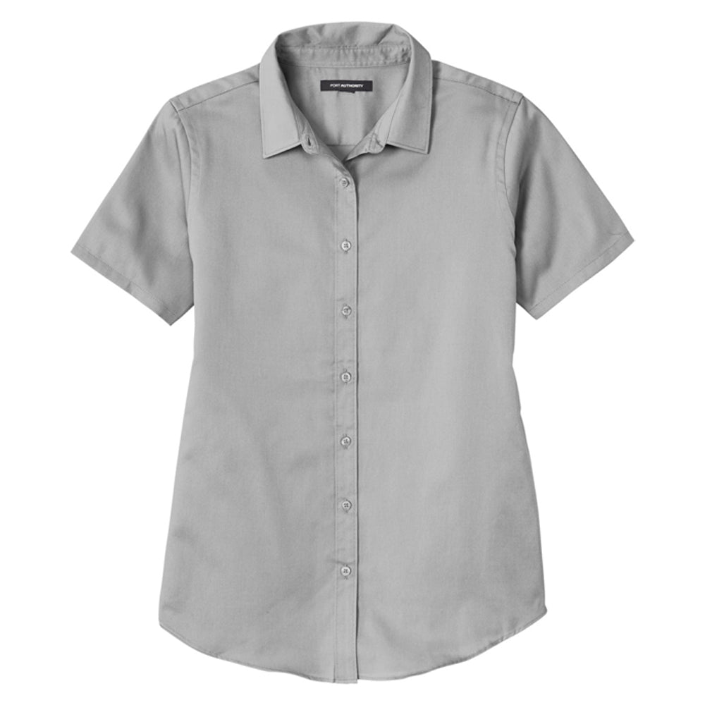 Port Authority® Ladies Short Sleeve SuperPro React®Twill Shirt