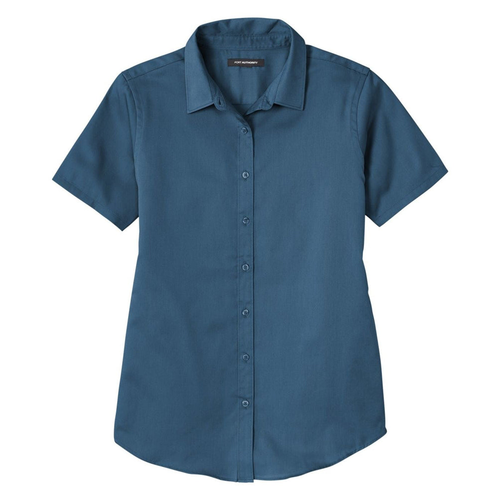 Port Authority® Ladies Short Sleeve SuperPro React®Twill Shirt