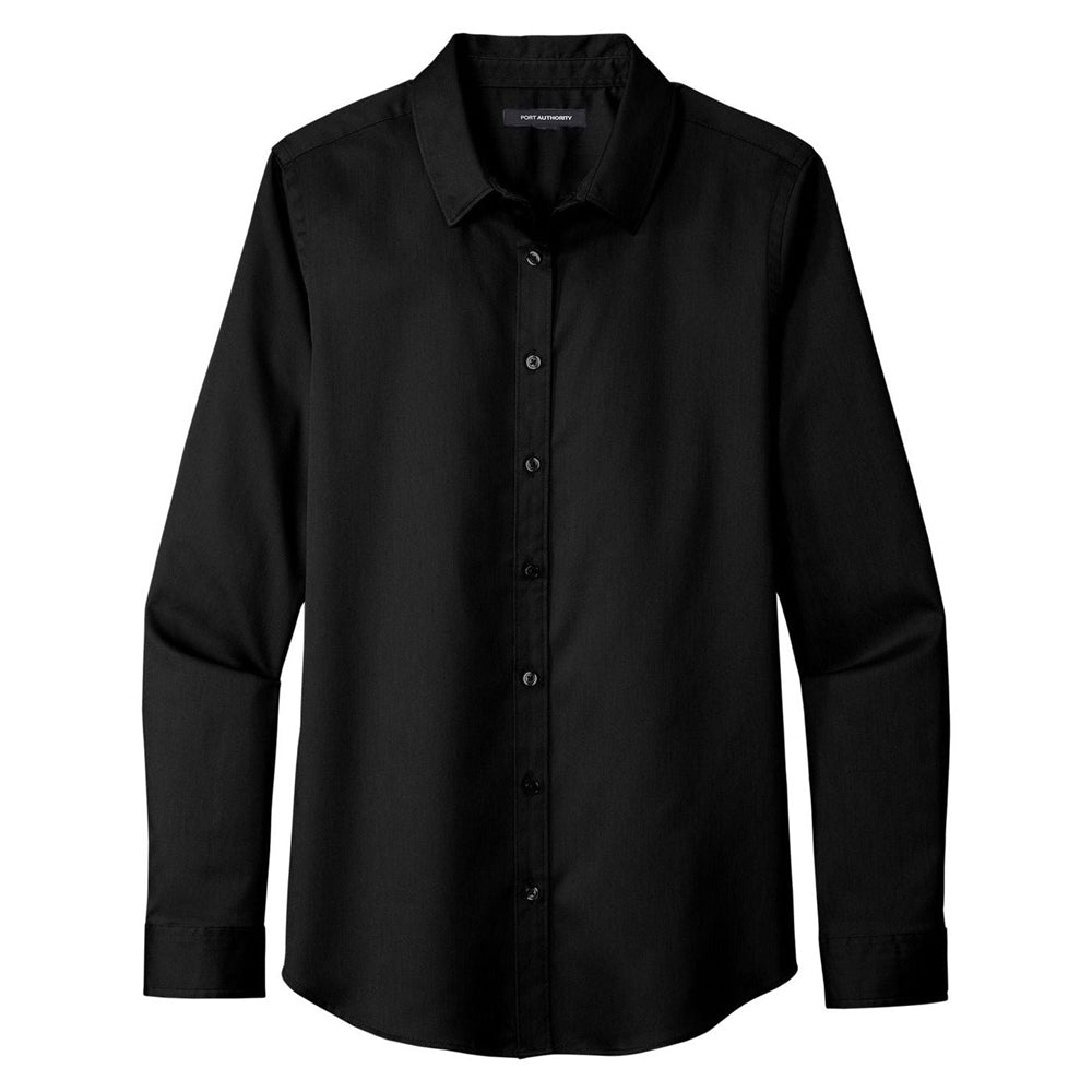 Port Authority® Ladies Long Sleeve SuperPro React®Twill Shirt