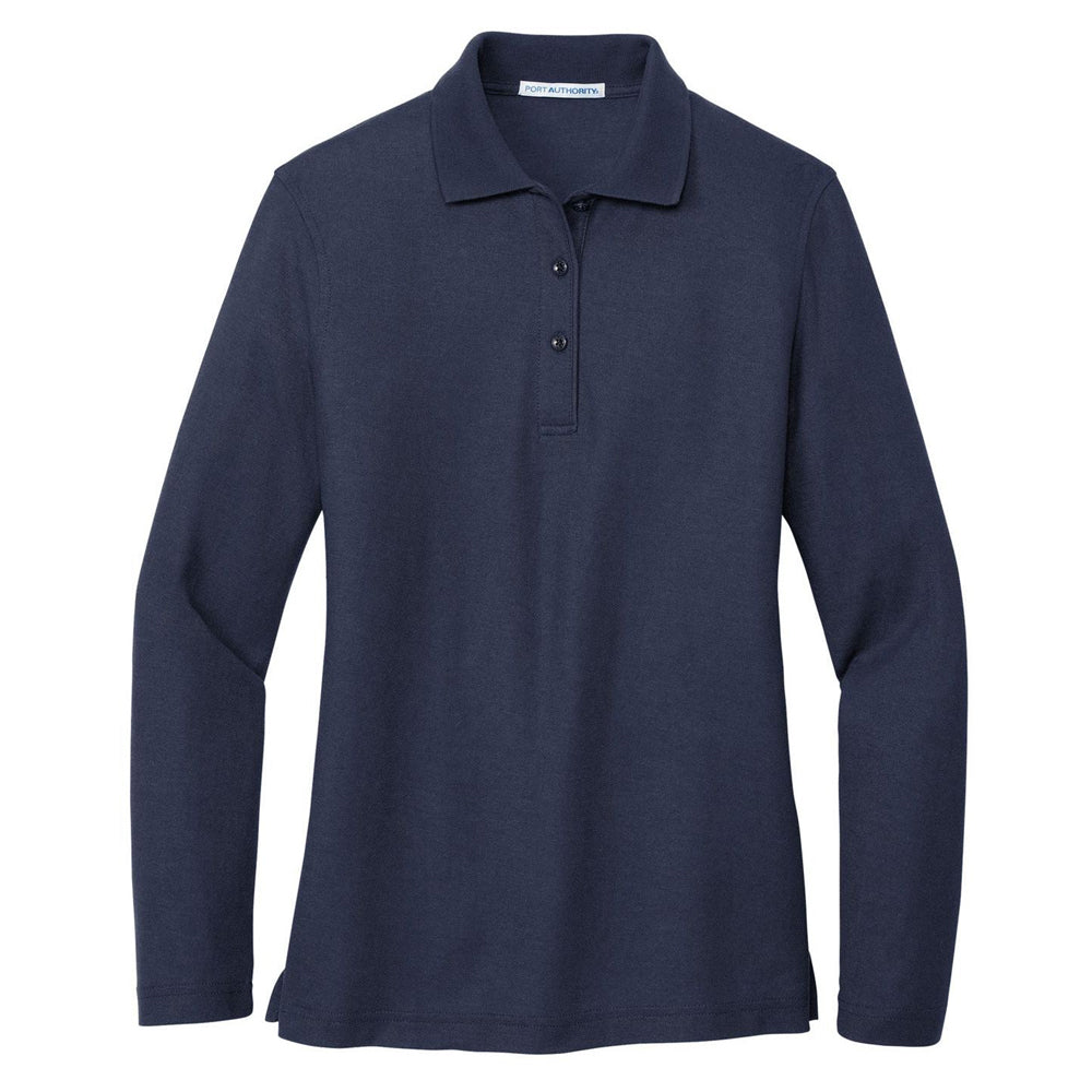 Port Authority® Ladies Silk Touch™ Long Sleeve Polo