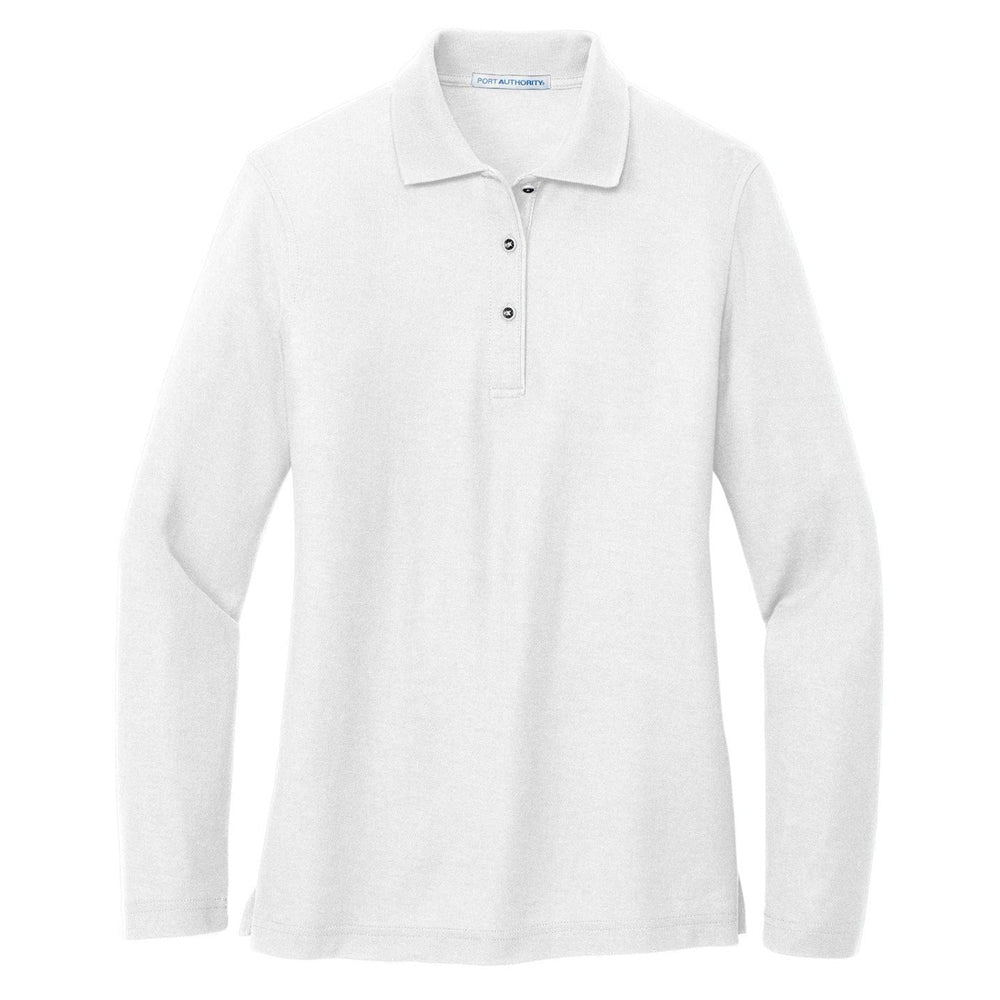 Port Authority® Ladies Silk Touch™ Long Sleeve Polo