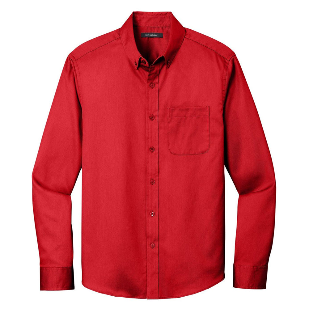 Port Authority® Long Sleeve SuperPro React® Twill Shirt