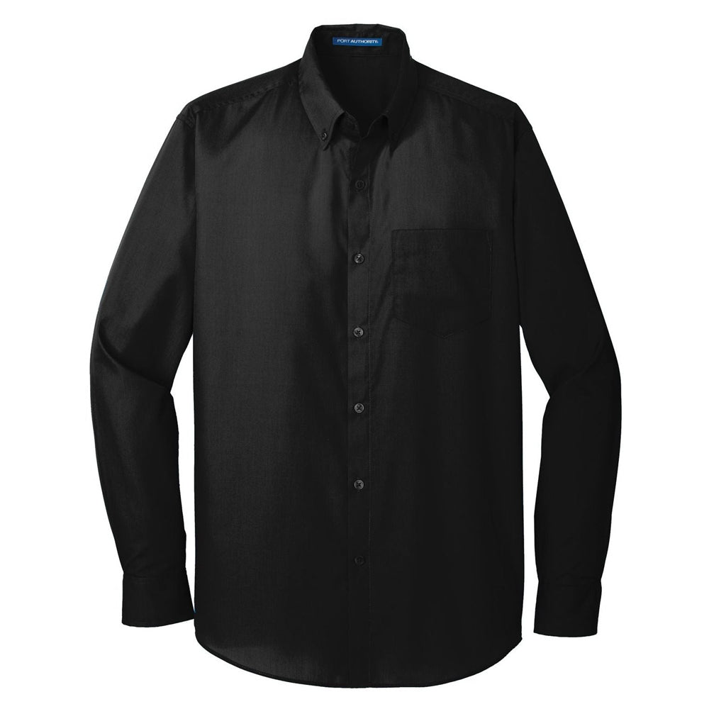 Port Authority® Tall Long Sleeve Carefree Poplin Shirt