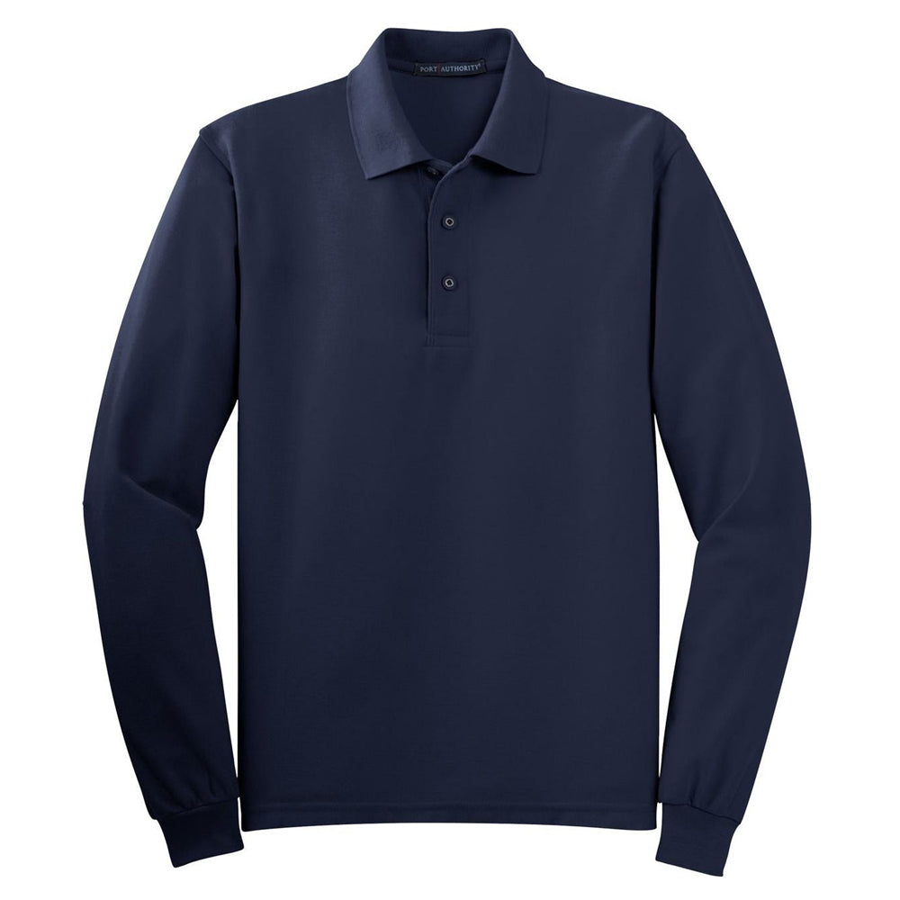 Port Authority® Tall Silk Touch® Long Sleeve Polo
