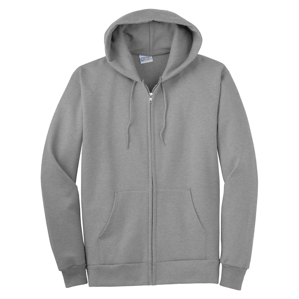 Port & Company® Tall Essential Fleece Full-Zip Hooded Sweatshirt