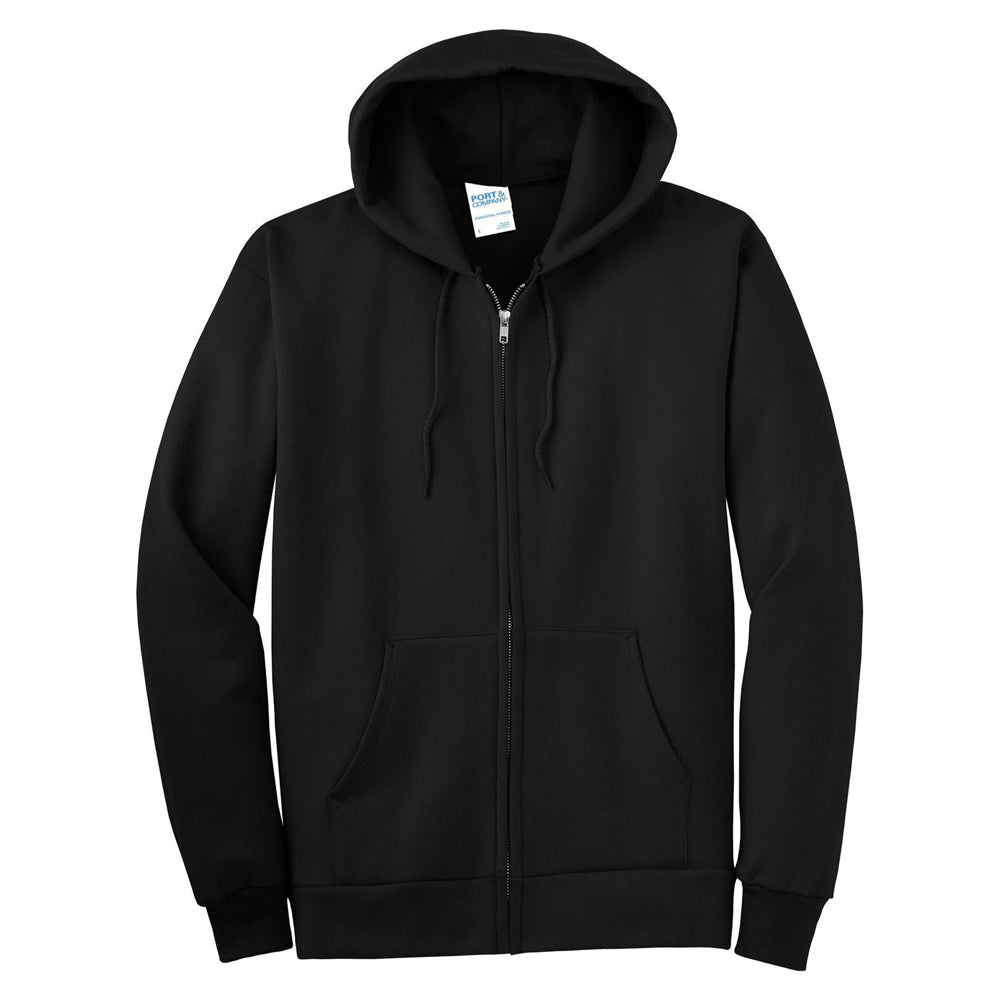 Port & Company® Tall Essential Fleece Full-Zip Hooded Sweatshirt
