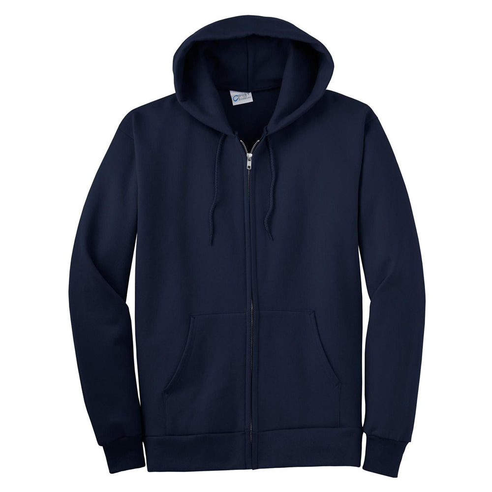 Port & Company® Tall Essential Fleece Full-Zip Hooded Sweatshirt