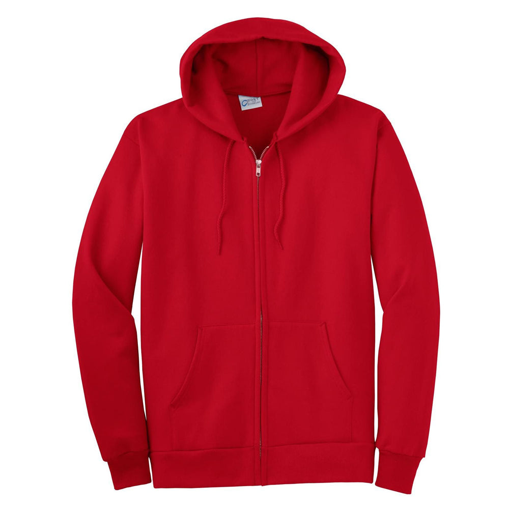 Port & Company® Tall Essential Fleece Full-Zip Hooded Sweatshirt
